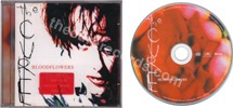 Bloodflowers (issued 2000). EU (UK) edition with Swiss red sticker announcing live date in Zurich. - Thanks to curemember.
