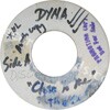 Close to me / Six different ways (issued 1985). Promo ink stamp. White label with handwritten titles on A side, including "Close to me" and "Dyna". - Thanks to orbinski.