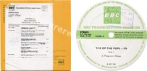 V.A. - Top of the Pops - 976 (issued 1983). Includes "The walk". BBC Transcription Services with original green label with cue sheet. - Thanks to john77.