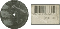 Faith (issued 1981). "POL 281" white sticker on back sleeve. "Made in Holland" on labels. - Thanks to jchristophem.
