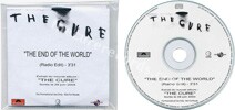 The end of the world (issued 2004). Sheet promo insert. White titled paper sleeve in a PVC bag and a printed paper sticker