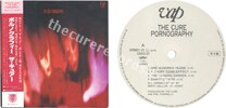 Pornography (issued 1983). With obi. White label and red promo sticker. 4-page booklet. - Thanks to TokyoMusicJapan.com