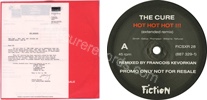 Hot hot hot !!! (extended) / Hey you !!! (extended) (issued 1988). Red die-cut promo titled sleeve with promo sheets and custom reaction sheet. - Thanks to koy57