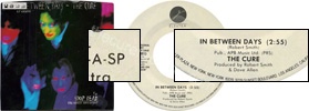 In-between days / In-between days (issued 1985). White "SP" label. Commercial sleeve. No "(without you)" in the title. Catalogue number has no "-c" in the end. - Thanks to jchristophem