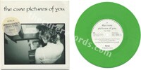 Pictures of you (remix) / Last dance (live) (issued 1990). Ltd. numbered green mispressed vinyl where "Last dance (live)" plays on both sides. 