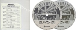 In Concert - Europe / The Cure (issued 1987). Plain white sleeve with cue-sheet. To be aired the week of September 7, 1987. Features 10 tracks by Europe and 8 tracks by The Cure. - Thanks to orbinski
