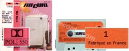 Three imaginary boys (issued 1979). "POL 550" on spine. Rear side of sleeve reads "STEREO utilisable en MONO" and "Imprime et fabriqu en France". Red paper label on cream plastic tape. "Fabriqu en France" on labels. - Thanks to paneuropean