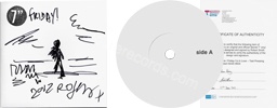 Friday I'm in love / (no side) (issued 2012). Robert Smith handmade drawing of his own artwork for 7" test pressing for Secret 7" Teenage Cancer Trust. 8 copies were made, 7 of them put up for auction. - Thanks to Strunz4