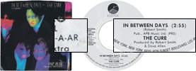 In-between days / In-between days (issued 1985). White "AR" label. Promo sleeve. Title is "In between days (without you)". Catalogue number has "-c" in the end. - Thanks to yugung
