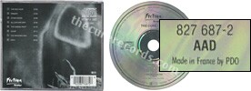 Faith (issued 1985). "Made in France by PDO" on the disc. - Thanks to Rod x
