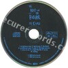The head on the door (issued 1988). Black disc. Blue artwork. Silver inner ring. Matrix says "Made in Germany". - Thanks to Rod x