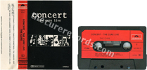 Concert (issued 1985). Red paper label on black plastic tape. Both labels have "STEREO" on the right and "1985" on the left. "Serie azul" on spine. Fonobras jewel case. - Thanks to Rod x