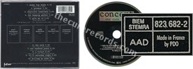 Concert (issued 1990). Black CD. Made in France by PDO. - Thanks to Rod x