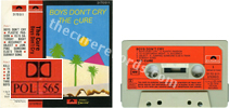 Boys don't cry (issued 1983). "POL 565" on spine. Catalogue number on front sleeve. Red paper label on grey plastic tape. - Thanks to Rod x