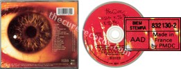 Kiss me kiss me kiss me (issued 1987). Made in France by PMDC. Red and yellow disc. "Made in Germany" on back sleeve. CD States "BIEM STEMRA". - Thanks to rafacure