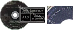 Staring at the sea � The singles (issued 1989). Picture disc. Silver ring. Note misspelt "Killing and arab". Matrix says "829 239-2  04 #" and "MADE IN W. GERMANY BY PDO". - Thanks to rafacure
