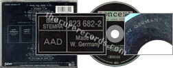 Concert (issued 1990). Black disc. "Made in W. Germany". Matrix says "823 682-2  02 #" and "Made in Germany". - Thanks to rafacure