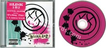 Blink-182 (issued 2003). Pink sticker in French on front sleeve. Selft-titled album. Vocals on "All of this" by Robert Smith. - Thanks to Rod x