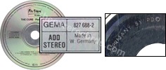 Pornography (issued 1986). Silver ring. "Made in W. Germany" on disc. Matrix reads "Made in Germany by PDO". - Thanks to rafacure