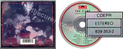 Disintegration (issued 1989). Spanish titles on back sleeve. Black and red outer line on disc. Catalogue number on disc is "CDPRE". "Made in USA by PDO" on matrix. - Thanks to rafacure