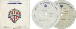 The lovecats / Speak my language (issued 1983). Housed in Warner Bros. Recording studio 10" cardsleeve. Handwritten "The Cure", "7" 45", and "10/12/83" on sleeve. Date on a-label is "10-14-83". - Thanks to zakiaaa