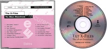 The X-Files The album (issued 1998). Warner / Elektra silver disc 15-track promo CD. - Thanks to zakiaaa